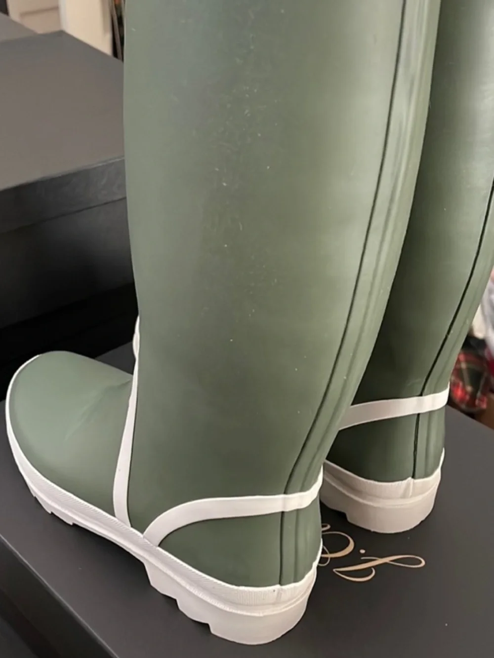 J.Crew Tall Lug-Sole Rain Boots BA185 - Picture 4 of 9